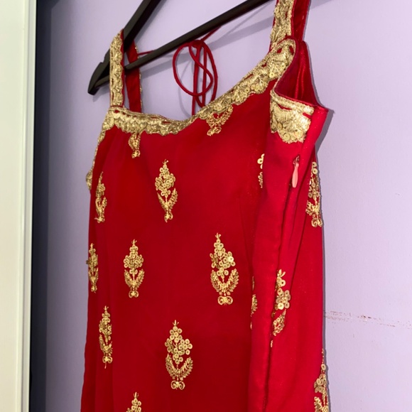 Sharara / Gharara Indian / Pakistani Outfit Size 8 - Picture 2 of 10